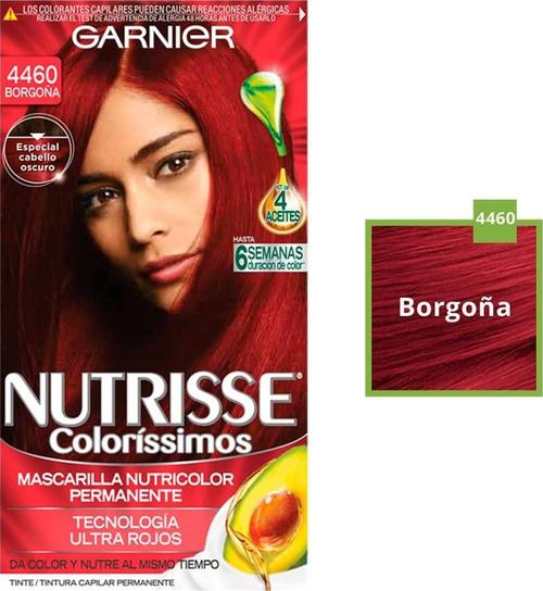 Garnier Tinte Para Cabello Nutrisse Coloríssimos 4460 Borgoña