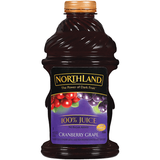Northland Cranberry Grape 100% Juice 46 Fl Oz Plastic Bottle