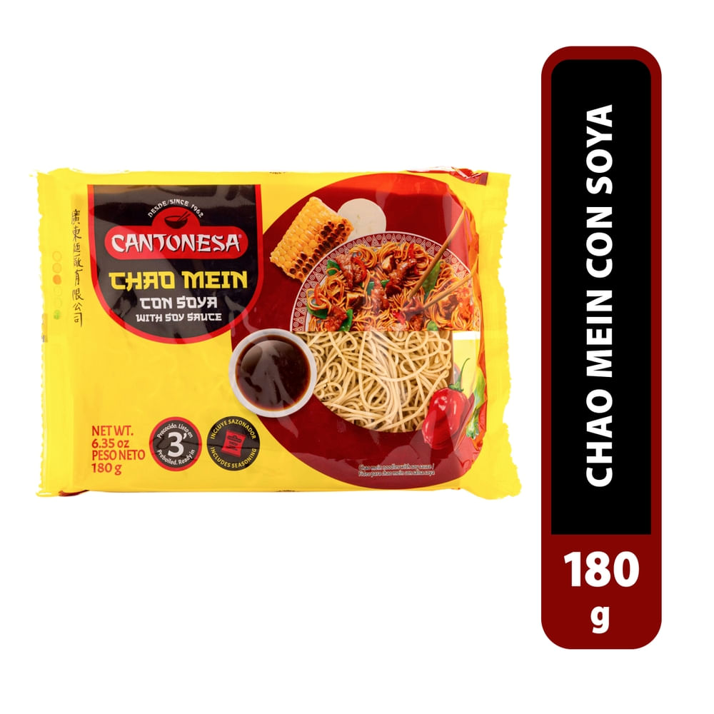 Cantonesa Chao Mein Con Soya