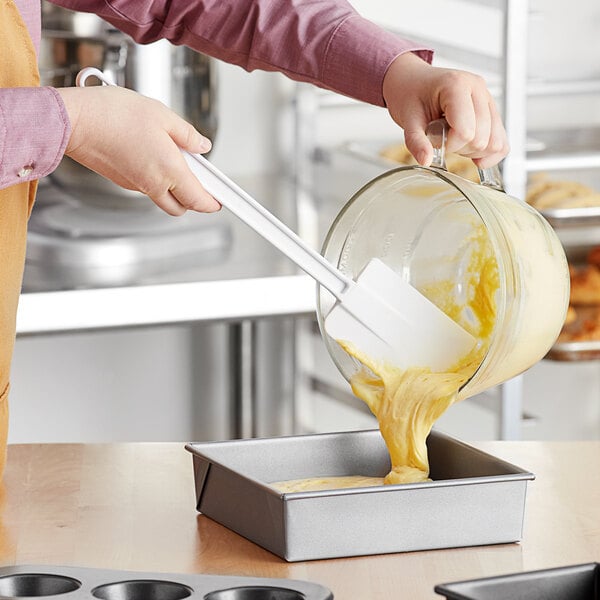 Choice 16" White Spatula