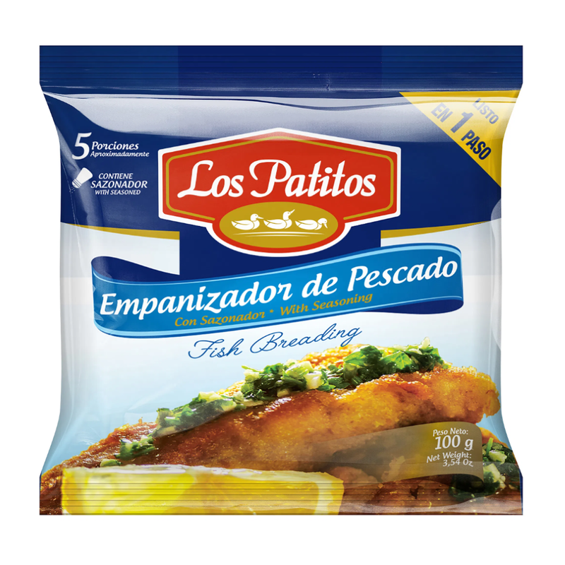 Los Patitos Empanizador De Pescado 100 G