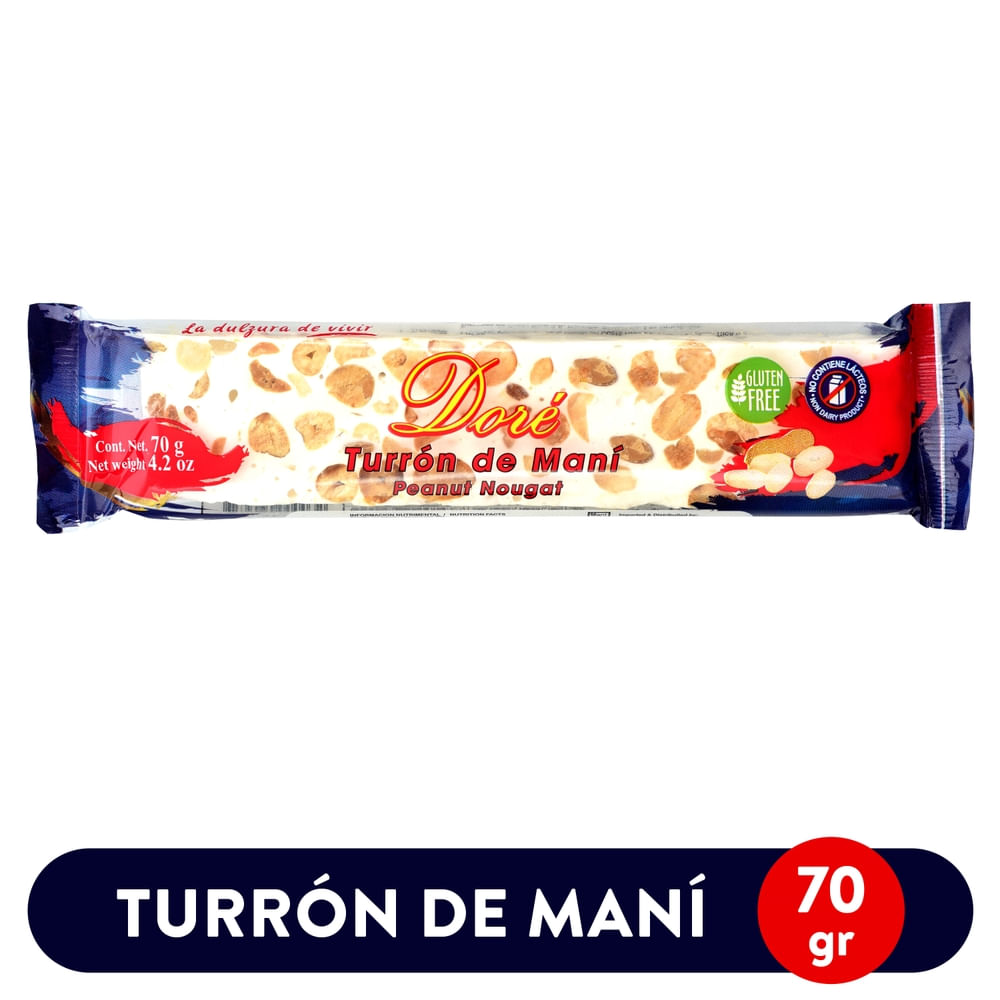Dore Turrón Gond Maní -70 G