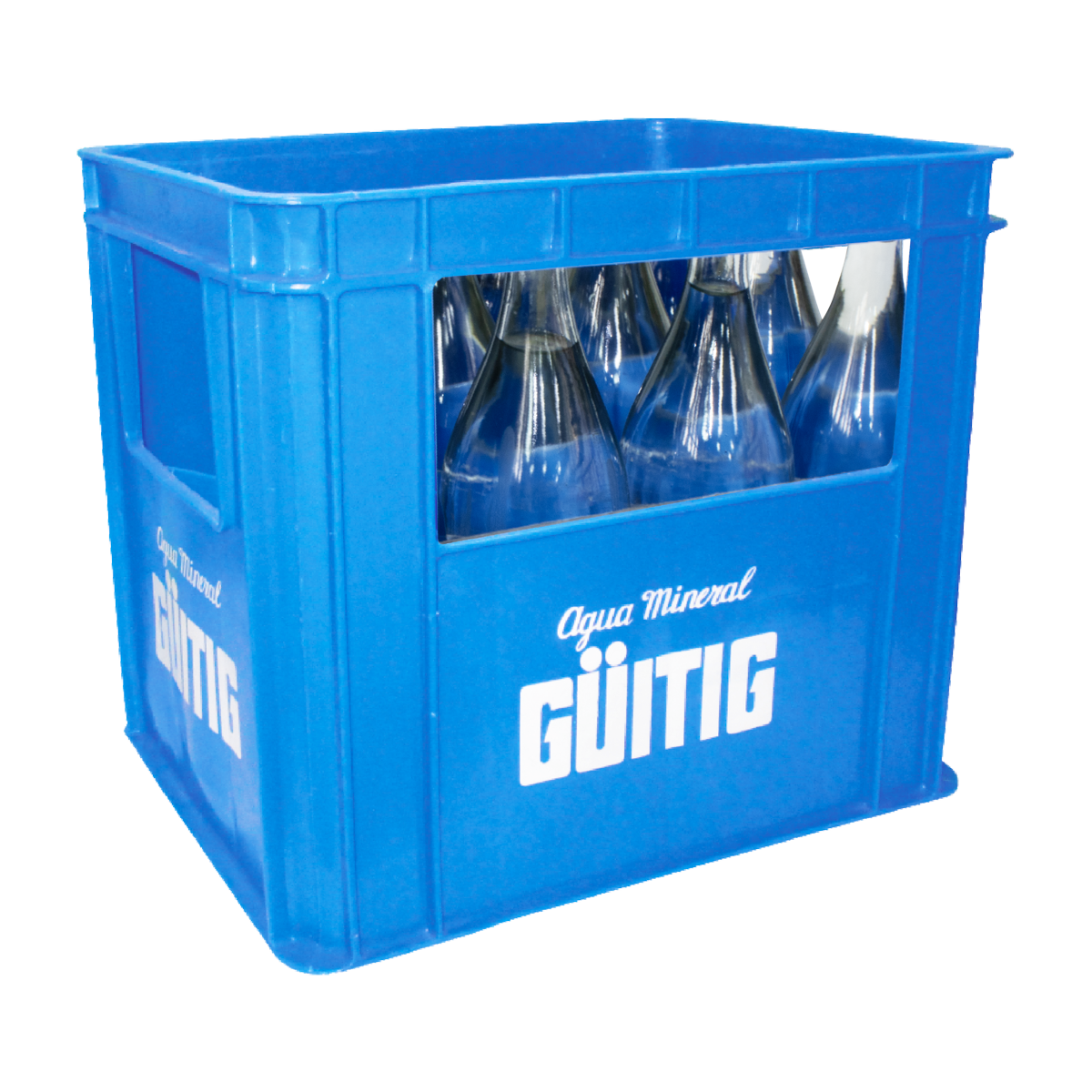 Guitig Agua Mineral Con Gas Retornable GÜITIG 1000 Ml