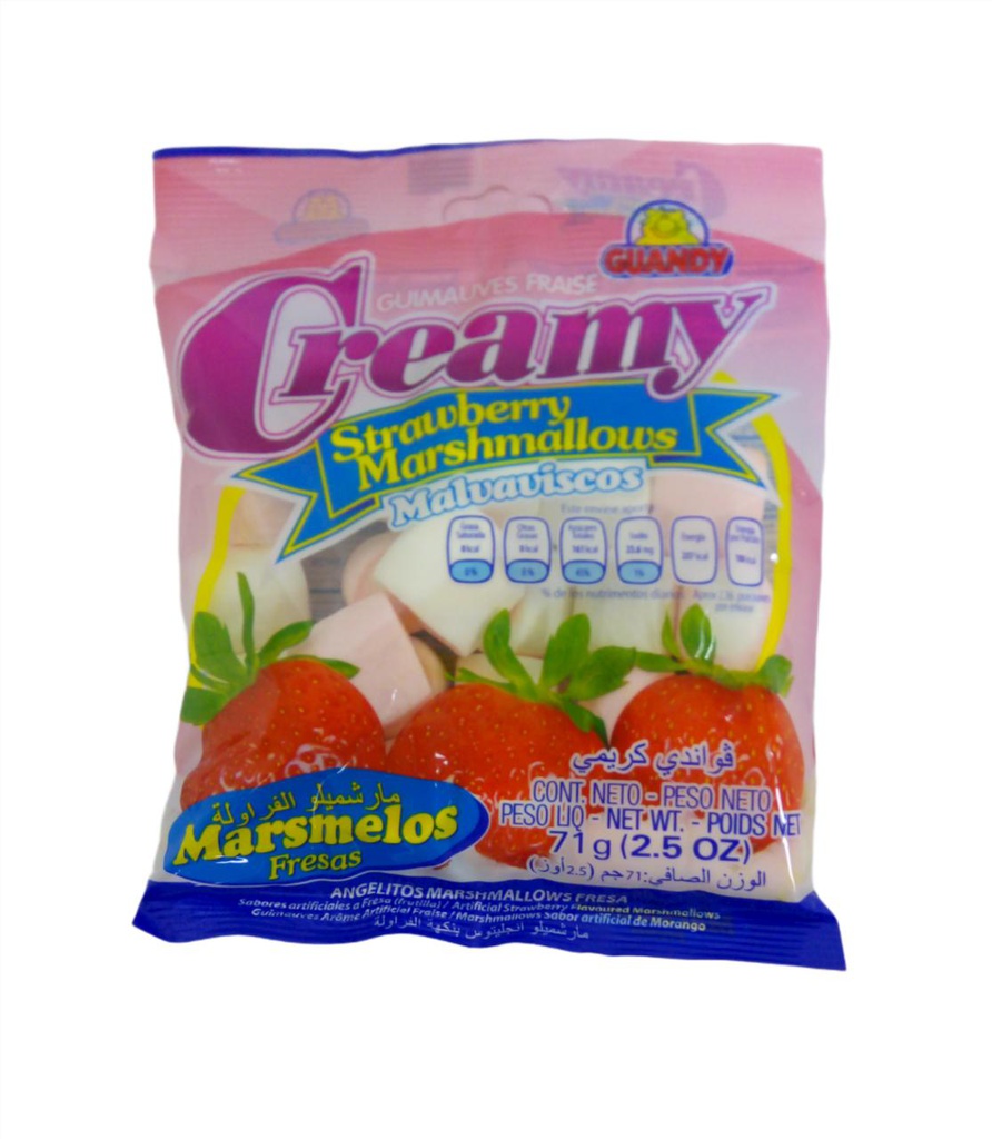 Guandy Marshmallows Strawberry 2.5Oz