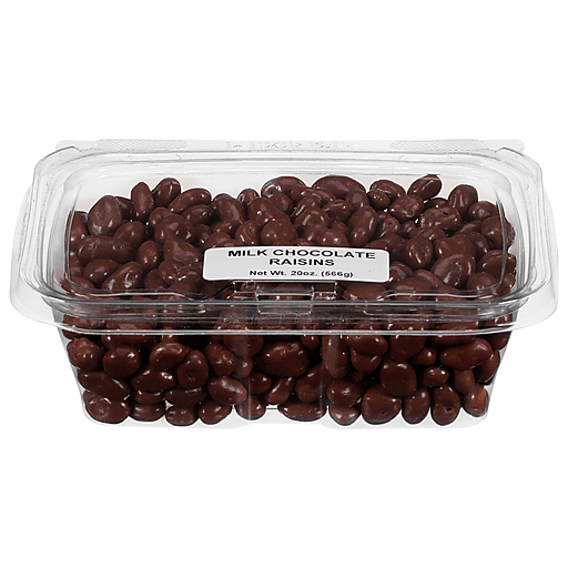 JLM Manufacturing Raisins, Milk Chocolate 20 Oz