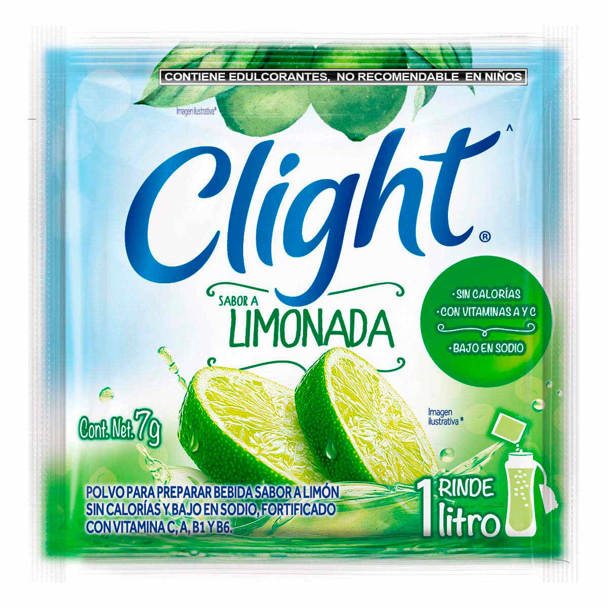 Clight Concentrado En Polvo Limonada 7g