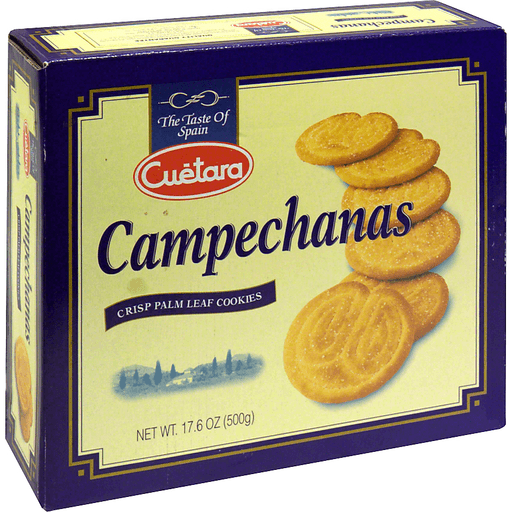 Cuetara Cookies, Crisp Palm Leaf
