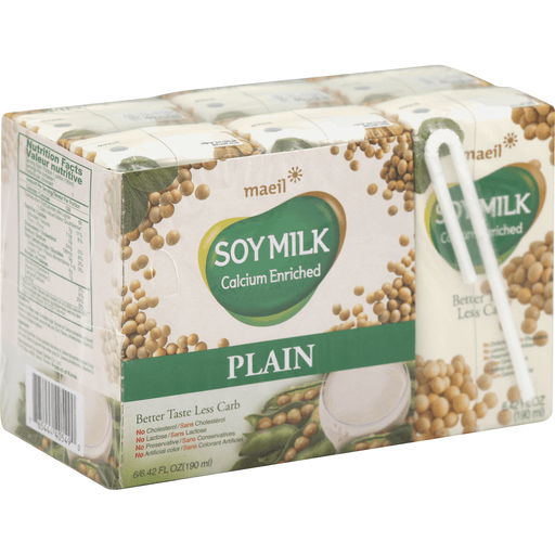 Maeil Soy Milk, Calcium Enriched, Plain