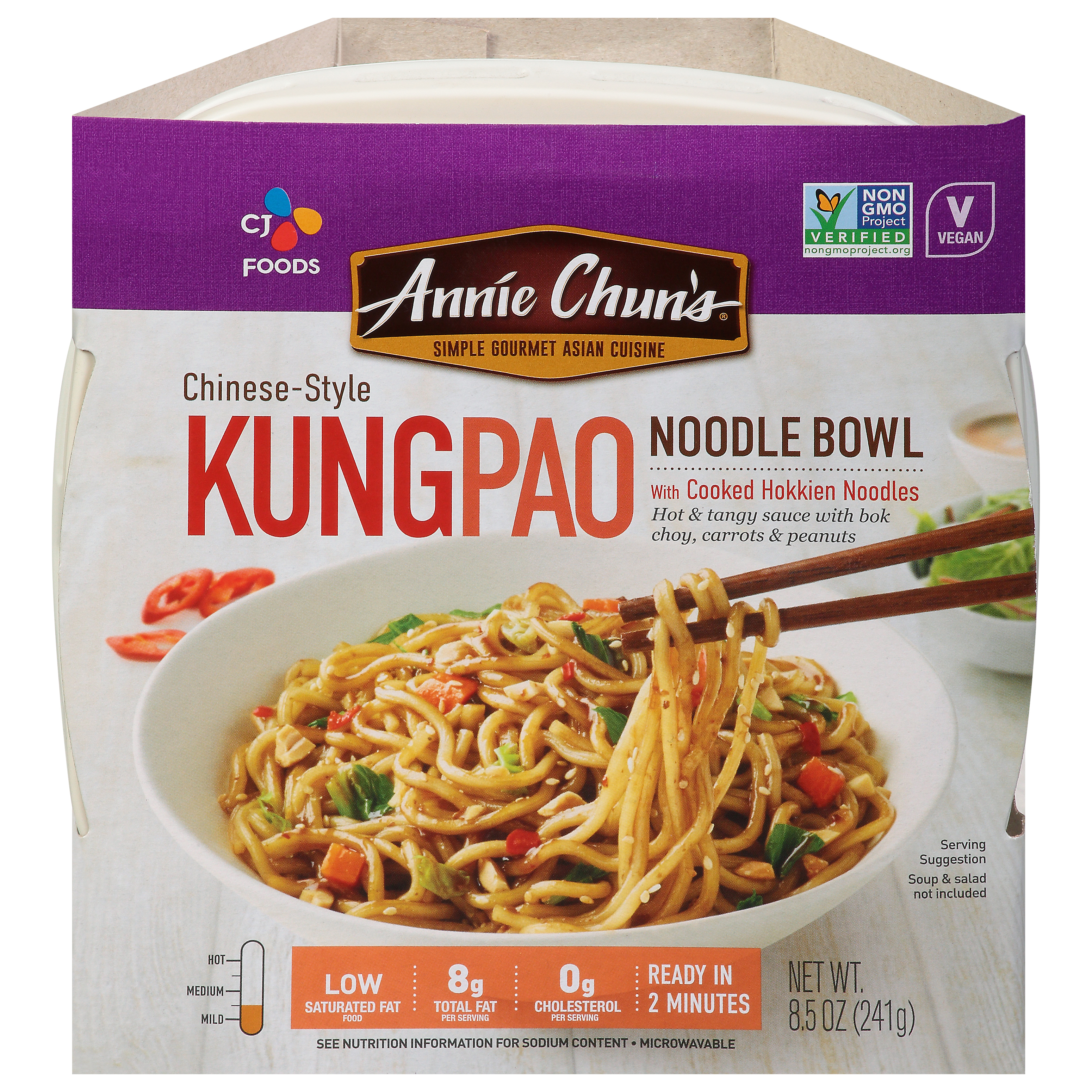Annie Chun's Noodle Bowl, Kungpao, Chinese Style, Medium 8.5 Oz