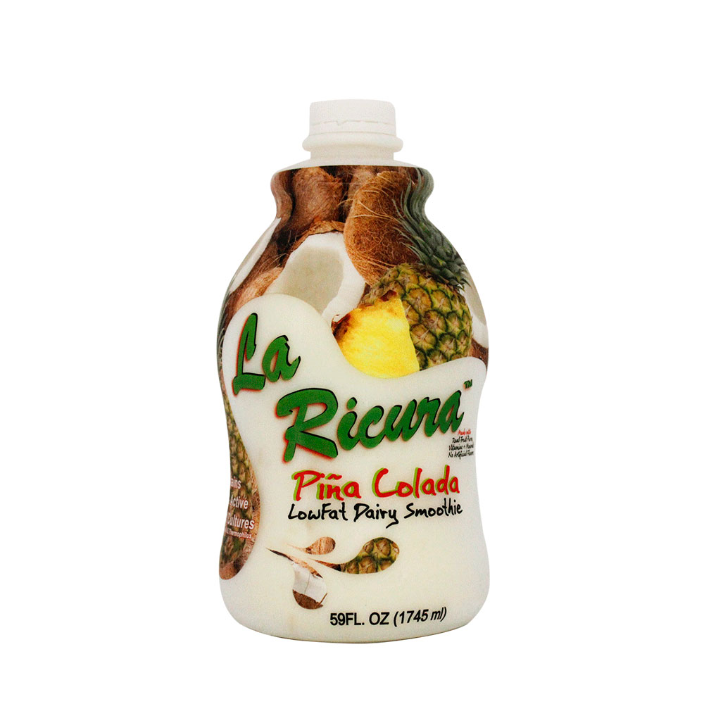 Quesos La Ricura Yogurt Smoothie, Low Fat, Pina Colada