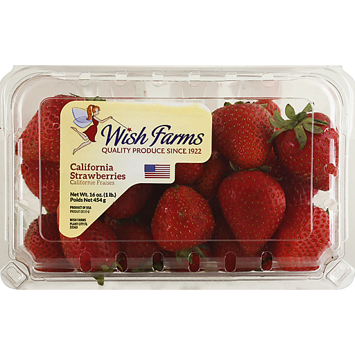 Wish Farms Strawberries, California 16 Oz