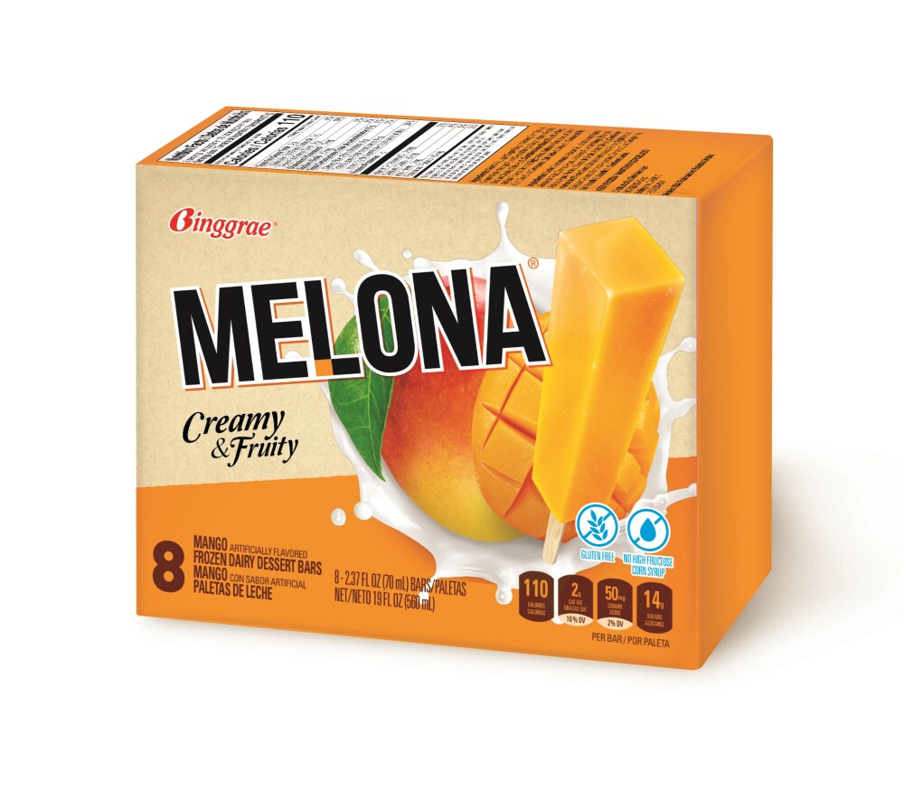 Melona Binggrae Mango Frozen Dairy Dessert Bars