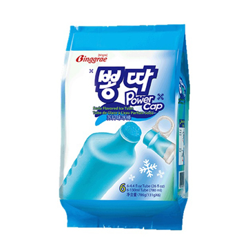 Binggrae 뽕다 Bbongda Power Cap Soda Flavored Ice Tube