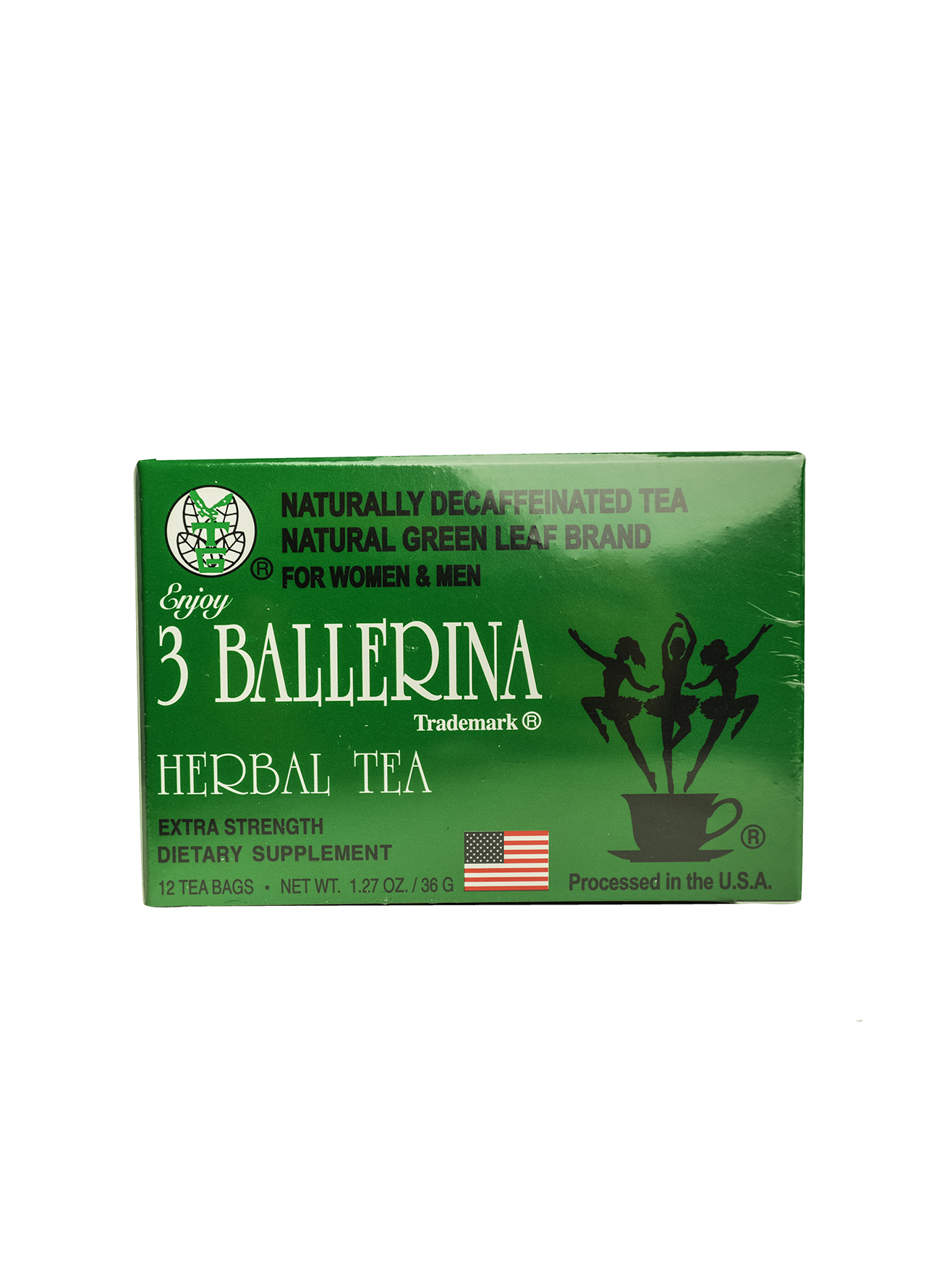 3 Ballerina Dieters' Drink Regular Strength 30 Tea Bags 2.18 Oz (60 G)
