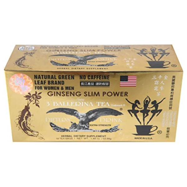 3 Ballerina Tea Ginseng Slim Power - No Caffeine