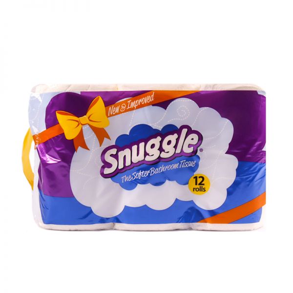 Snuggle Softer White Bathroom Tissue Unscented 2ply 12pk