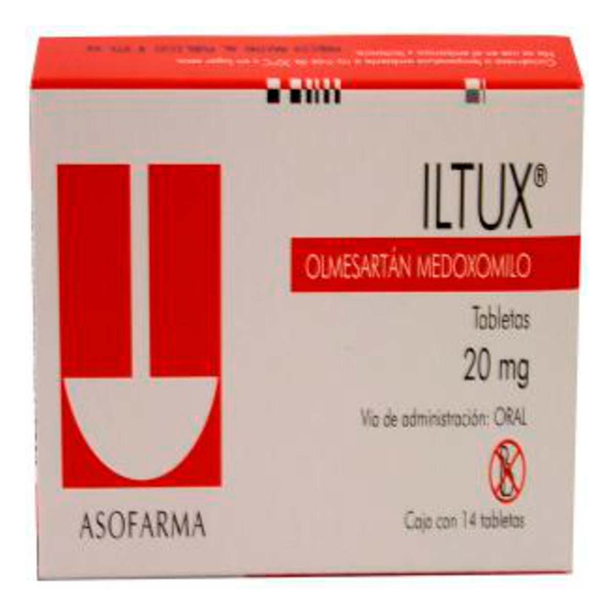 Iltux Tabletas 20mg Caja Con 14 Tabletas