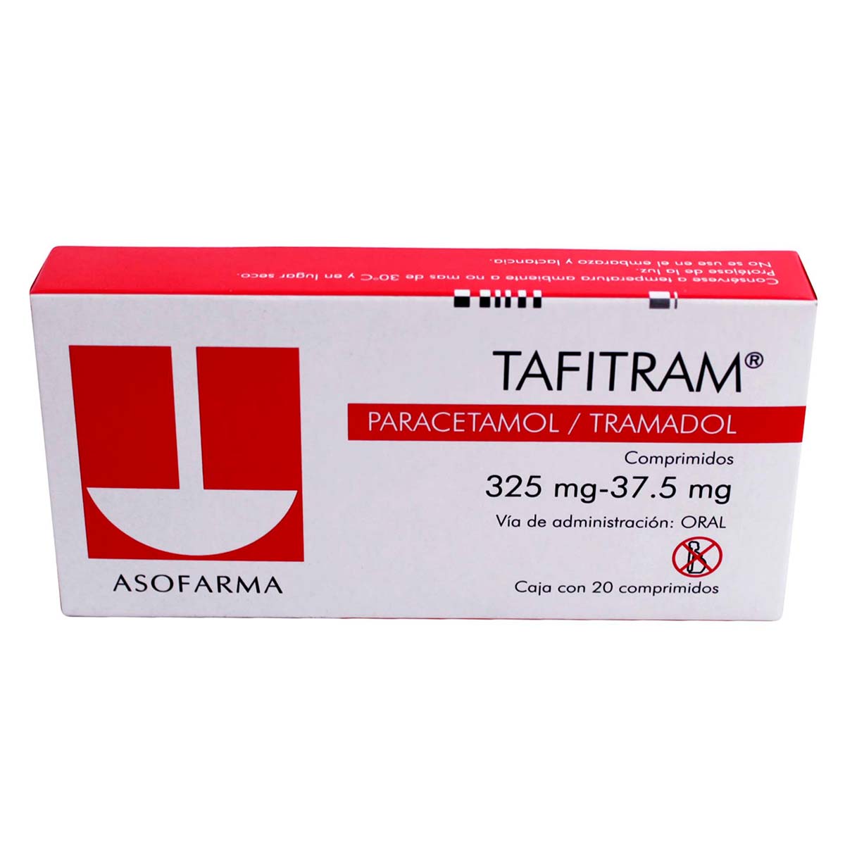 Tafitram Tabletas 325mg/37.5mg Caja Con 20 Tabletas Tabletas 325mg/37.5mg Caja Con 20 Tabletas