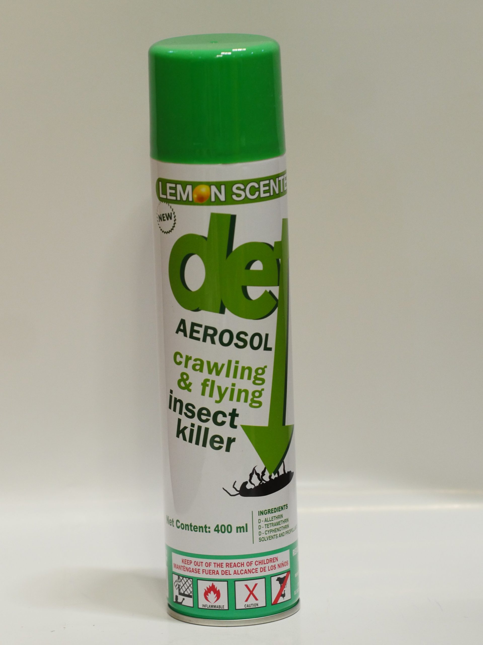 DET Insecticide Lemon Scented 400ml