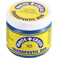 White Cross Therapeutic Rub