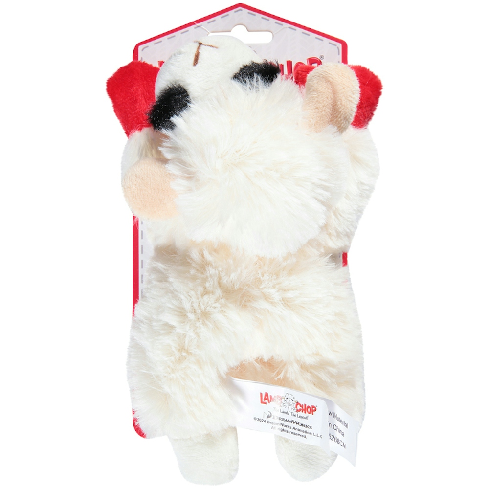 Multipet Lamb Chop Plush Dog Toy 6 Inch