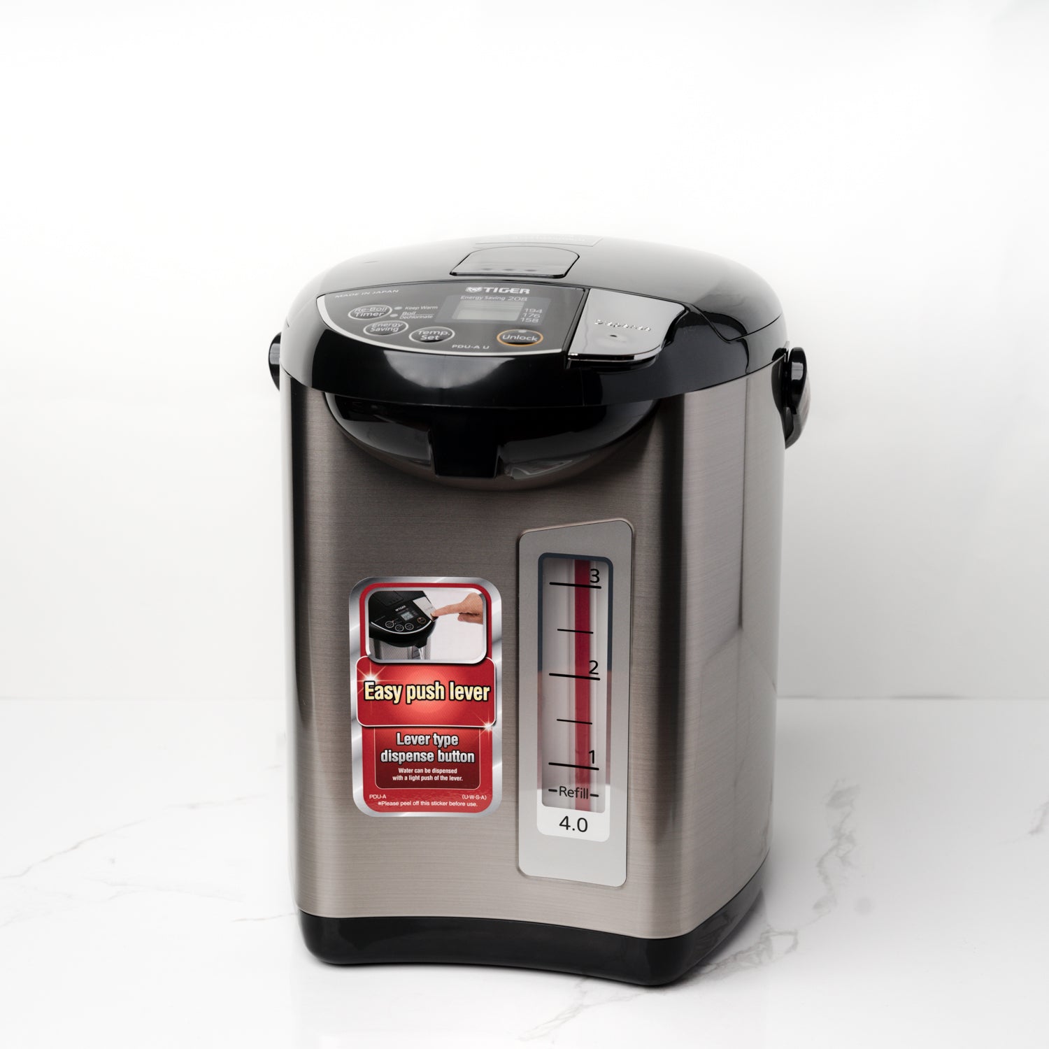 Tiger Electric Water Boiler And Warmer Stainless Black 3.0-Liter