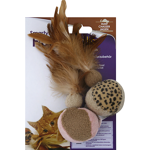 SmartyKat Flutter Balls Catnip And Feather Cat Toy