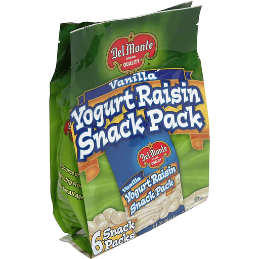 Del Monte Snack Pack, Vanilla Yogurt Raisin