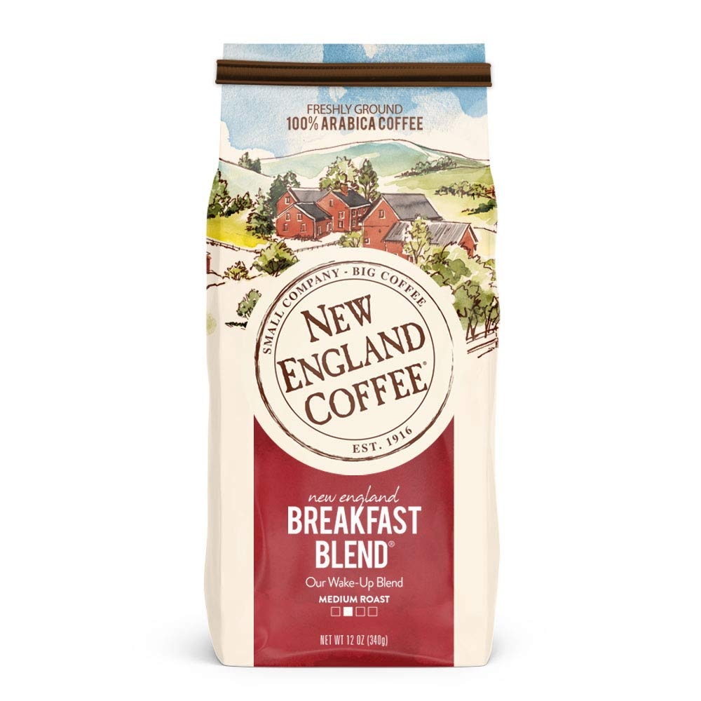 New England Coffee Breakfast Blend Medium Roast Ground - 12oz