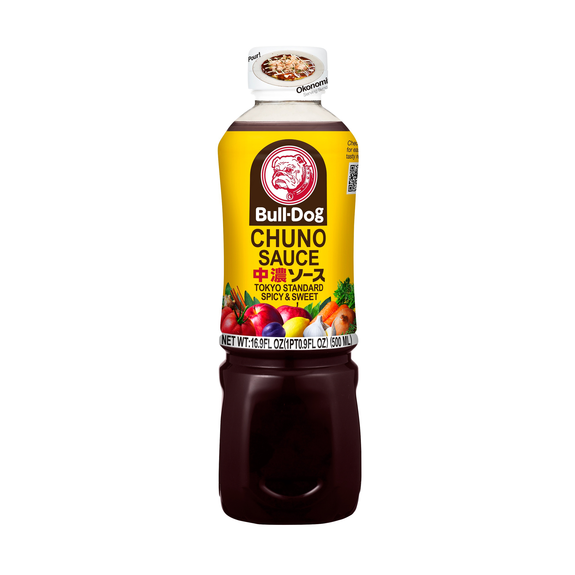Bulldog Vegetable & Fruit Sauce, 16.9-Ounce Units