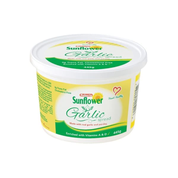 Roberts Sunflower Garlic Spread 445g