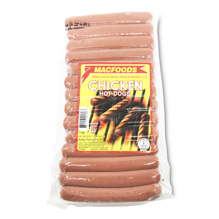 Mac Foods Chicken Hot Dogs 1 Kg