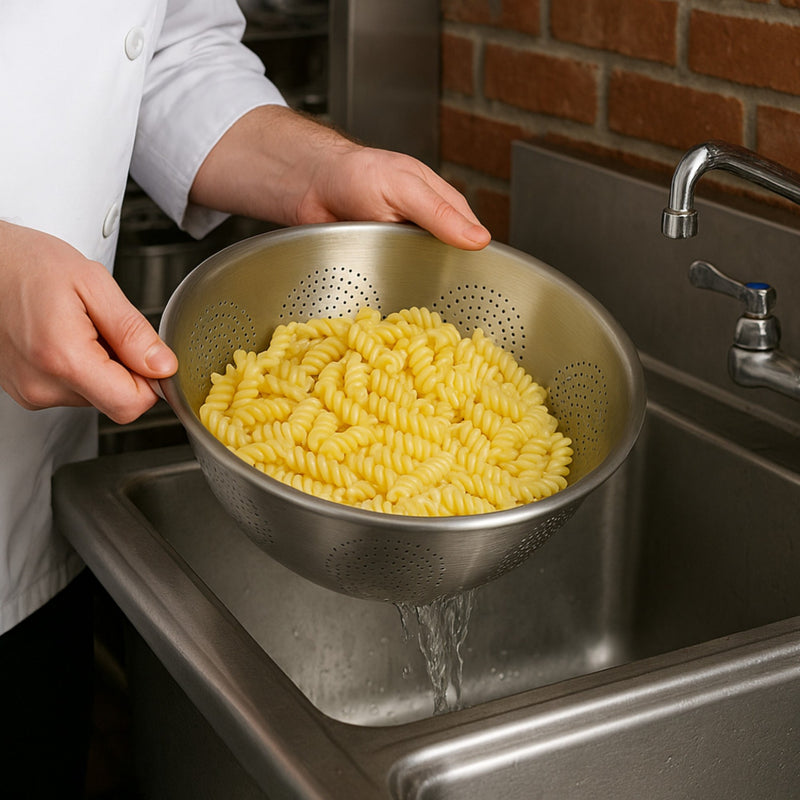 Excellante 12 Quart Heavy Duty Aluminum Colander Comes In Each