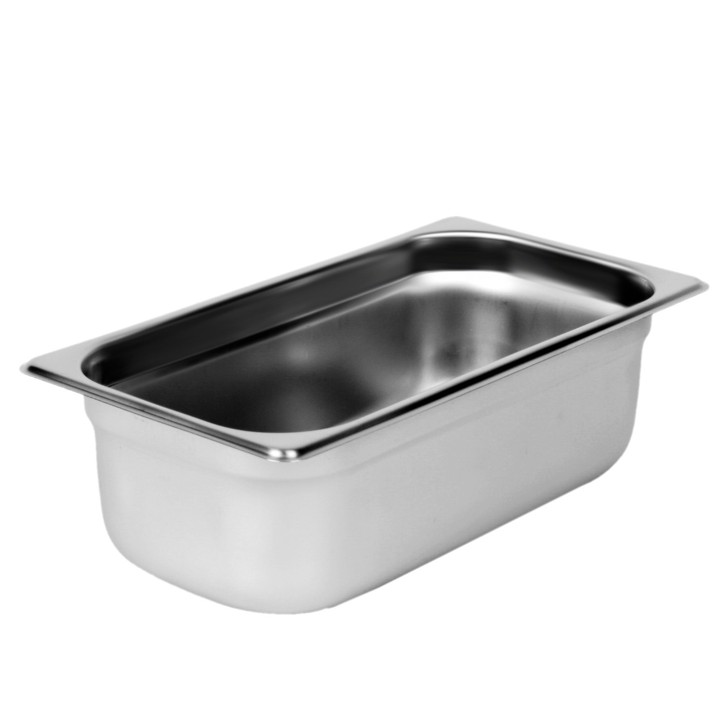 Thunder Group Third Size 4" Deep 24 Gauge Anti Jam Pan