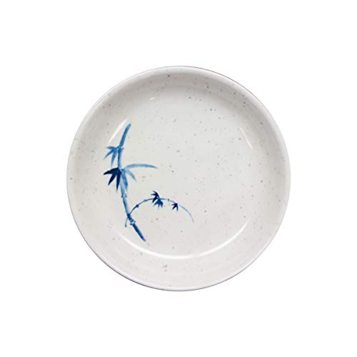 Excellante Thunder Group Blue Bamboo Melamine Dinnerware Collection 2 Oz, 3 1/2" Sauce Dish, Comes In Dozen