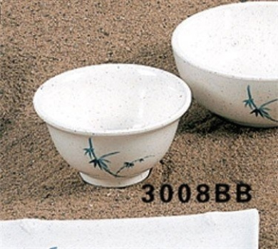 Thunder Group Asian Melamine Blue Bamboo Small Bowl 9.5cm