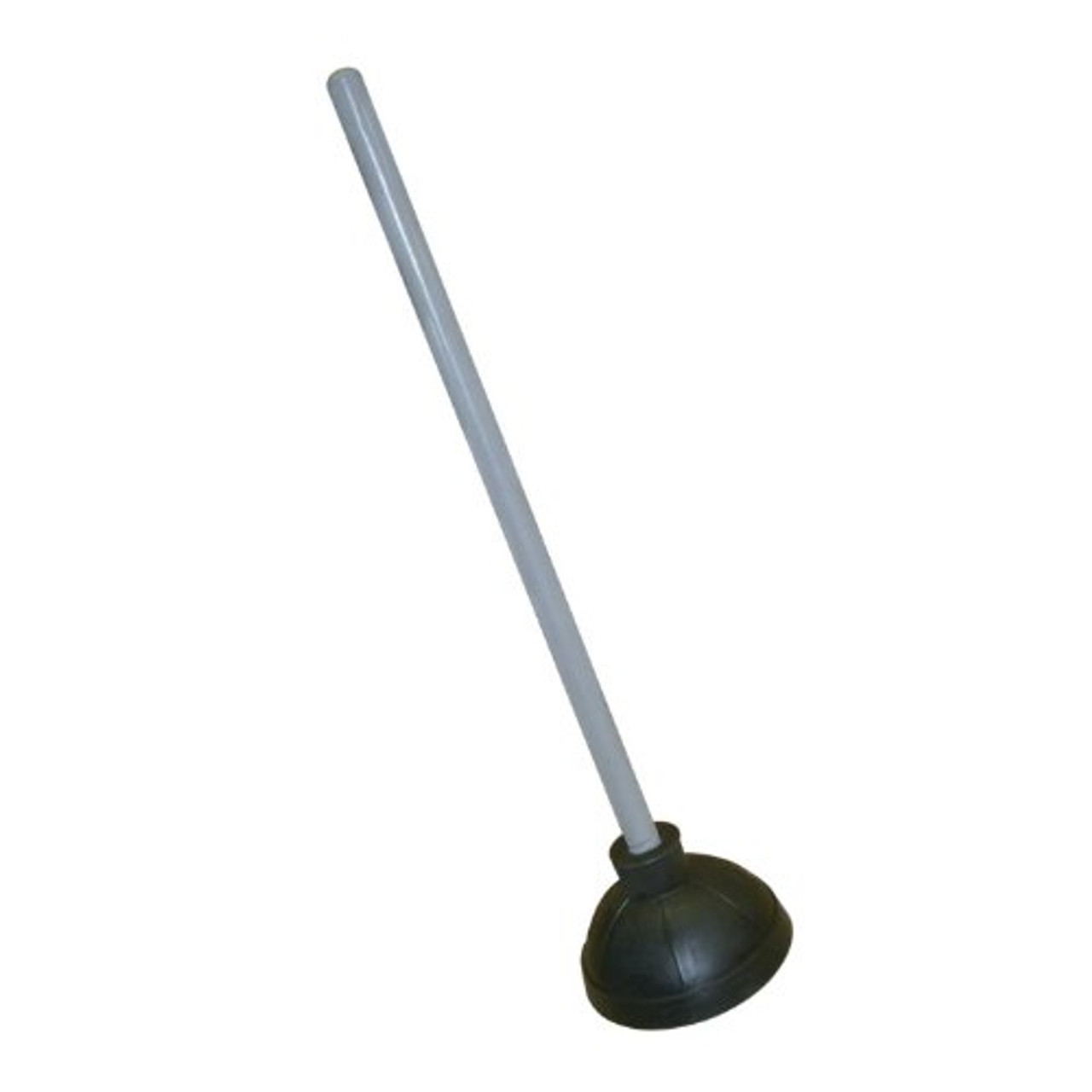 Excellant | Excellante Plastic Plunger With 21-Inch Long Wooden Handle, Black