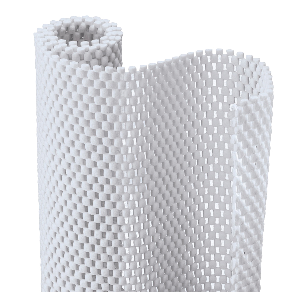 Con-Tact 12 In. X 4 Ft. White Grip Premium Non-adhesive Shelf Liner