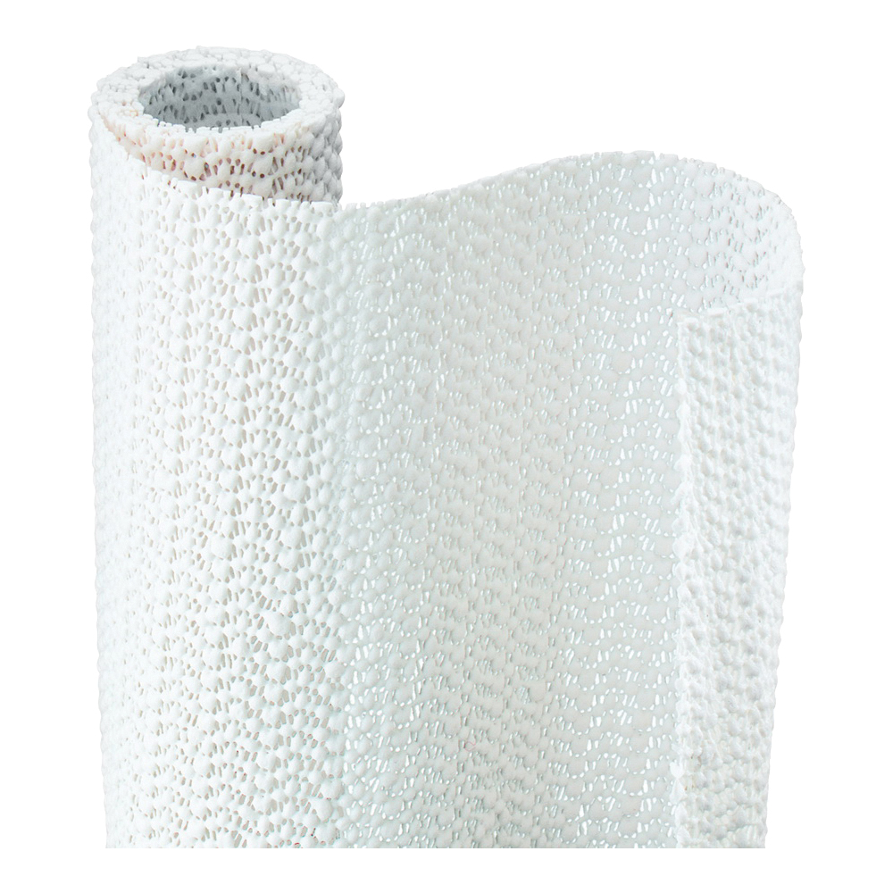 Con-Tact 12 In. X 5 Ft. White Beaded Grip Non-adhesive Shelf Liner