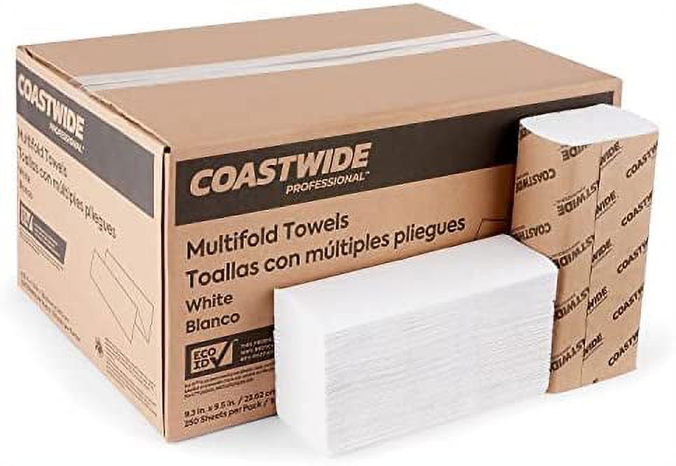 887845 1-Ply Multifold Paper Towels White 4 000/Cs (Seb25384)