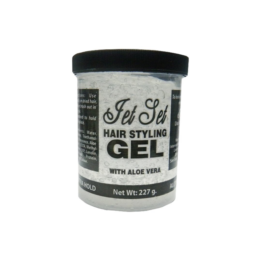 Jet Set Gel Hair Styling White 227g