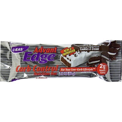 EAS Advant Edge Nutrition Bar, Cookies And Cream