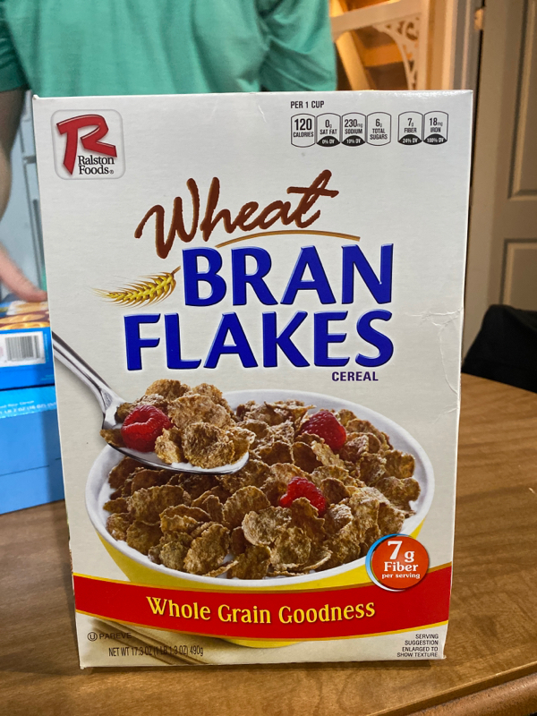 Ralston Foods Wheat Bran Flakes Cereal - 29 G