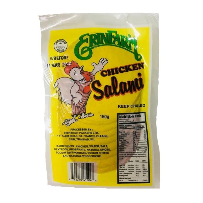 Erinfarm Chicken Salami 150g