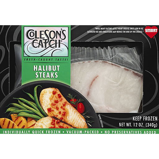 Colesons Catch Halibut Steaks - 12 Oz