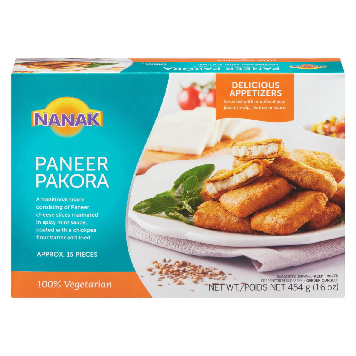 Nanak Paneer Pakora 454g