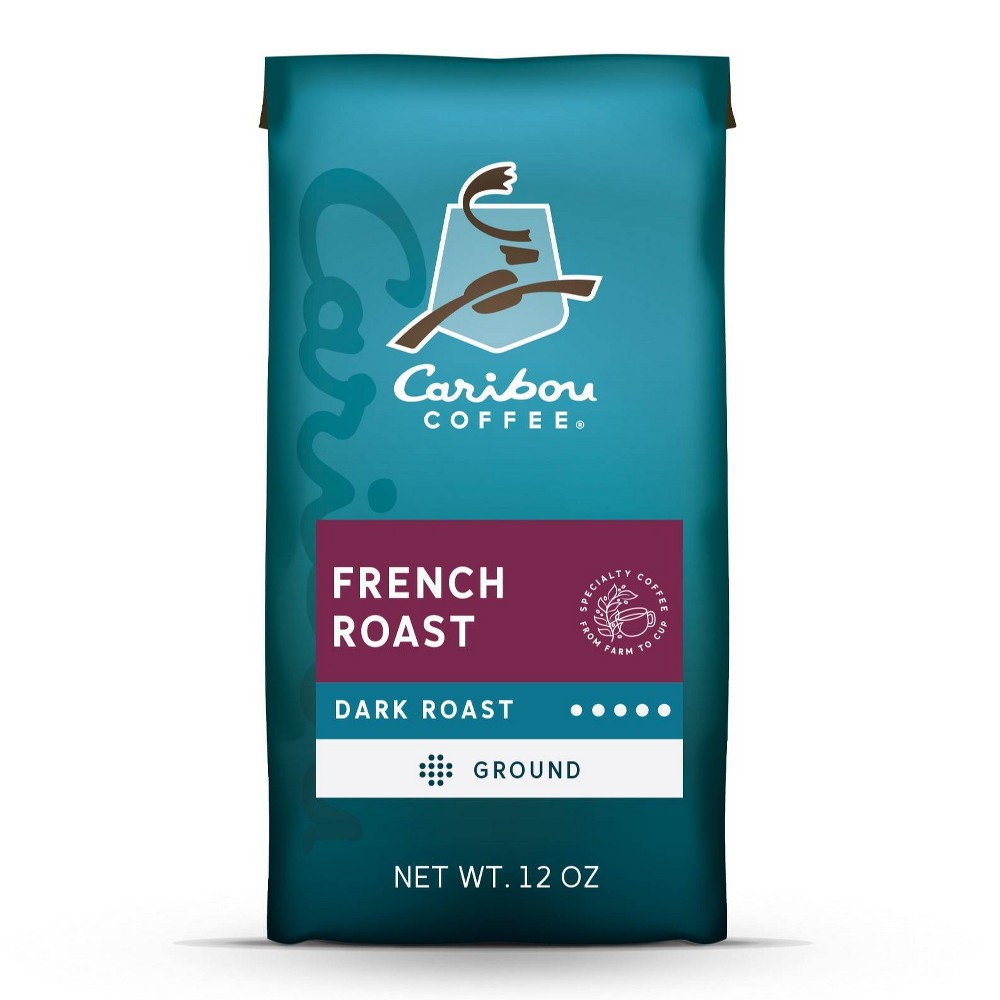 Caribou Coffee French Dark Roast Ground - 12oz