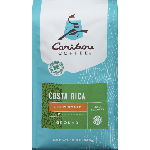 Caribou Coffee Ground, Light Roast, Costa Rica