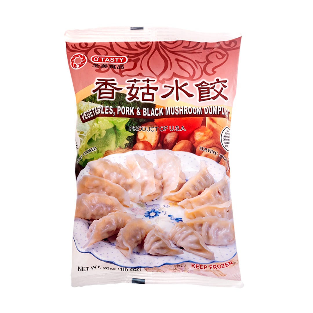 Null O'TASTY - Vegetable, Pork & Black Mushroom Dumplings