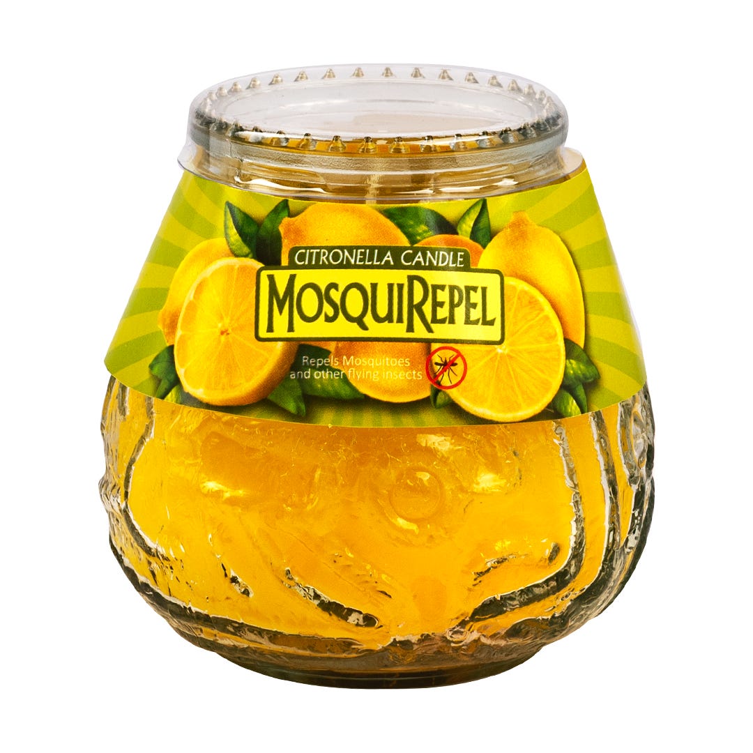 Mosqui Repel Mosquite Citronella Candle 12/8oz